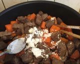 Hình bước làm 12 của món Bœuf Bourguignon (Bò hầm rau củ)