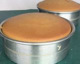Foto langkah ke 14 dari resep Pandan Sponge Cake (cooked dough).