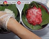 Foto langkah ke 2 dari resep Tape merah putih HUT RI ke 75.