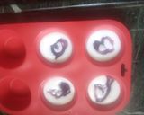 A picture of step 15 of Chocolate floating icecream in 3 flavours.