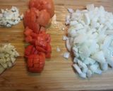 A picture of step 1 of Makhmali Kaju Paneer.