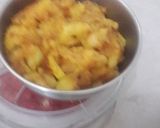 A picture of step 4 of Jeera potato.