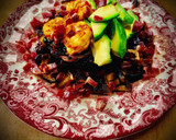 Foto del paso 8 de la receta: Arroz venere con langostinos, shiitake y jamón ibérico