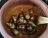 A picture of step 5 of Spicy baby brinjal curry.