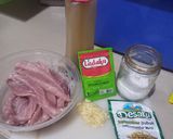 Foto langkah ke 1 dari resep Tuna rol bumbu kacang menu diet.