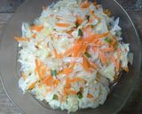 Foto langkah ke 3 dari resep Kol tumis wortel.