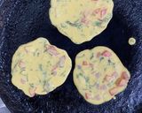 A picture of step 4 of Veg Chila.