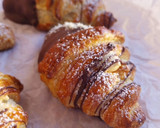 Foto del paso 26 de la receta: Croissants (v3) rellenos de crema de caramelo salado con chocolate negro