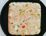 Foto del paso 4 de la receta: Pastel de arroz al horno con crema de pimientos del piquillo