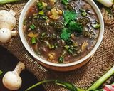 A picture of step 8 of Veg Garlic Mushroom Soup.