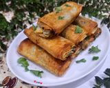 عکس مرحله 11 از دستور اسپرینگ رول اسفناج 😋