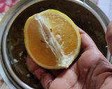 A picture of step 1 of Mosambi mocktail.