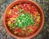 Foto del paso 4 de la receta: Ensalada templada de quinoa, pimiento y jamón