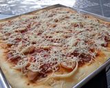 Foto langkah ke 9 dari resep Big square pizza (oven) ekonomis 🍕.