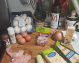 Foto del paso 1 de la receta: Quiche pollo, bacon y champiñones 🍗🥓🍄