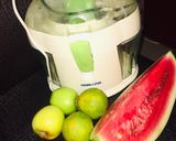 A picture of step 1 of Water melon, orange & apple juice🍉🍎🍊.