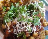 A picture of step 17 of Crispy tikki chole.