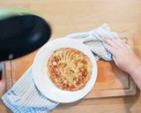 A picture of step 4 of Pommes Anna.