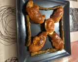 Foto del paso 6 de la receta: Solomillo de pollo con salsa al curry, espárragos trigueros y huevo cocido