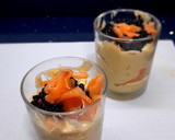 Foto del paso 5 de la receta: Chupito de crema de aguacate con salmón