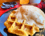 Foto del paso 4 de la receta: Gofres de boniato con helado de canela