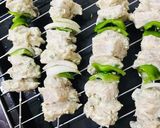 A picture of step 6 of Reshmi Kabab.