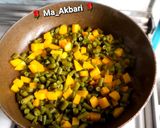 عکس مرحله 1 از دستور 🌺خوراک لوبیا سبز با مرغ