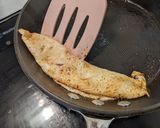 รูปขั้นตอนการทำที่ 3 ของ ไข่ขาวม้วนเบคอนชีส breakfast/brunch