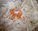 A picture of step 1 of Fresh Cabbage Pickle Salad with sesame.