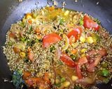A picture of step 4 of Sprouted Pearl Millet Upma.