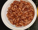 A picture of step 1 of CHATPATA RAJMA WRAP/RED KIDNEY BEANS BURRITOS.