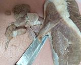 Gambar langkah 1 resipi Daging Goreng Kunyit.