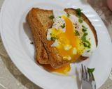 A picture of step 1 of My poached egg recipe.