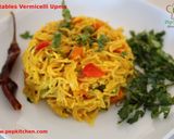 A picture of step 5 of Vegetables Vermicelli Upma.