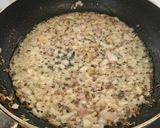 A picture of step 7 of Dal Bati Churma with pickled onions.