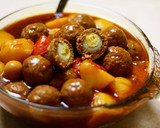 Foto langkah ke 5 dari resep Semur Bola Bola Daging isi Telur Puyuh lezatttt.