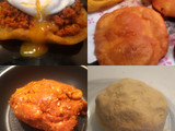 Tortos con picadillo y huevo