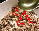 A picture of step 3 of Mushroom Risotto.