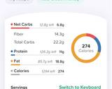 Low Carb Keto Friendly Maple Coconut syrup Waffle