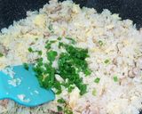 A picture of step 9 of Chinese Salty Fish Chicken Fried Rice 咸魚雞粒炒飯.