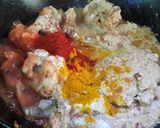 A picture of step 2 of Kolhapuri Chicken.