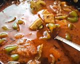 A picture of step 9 of Paneer-capsicum masala.