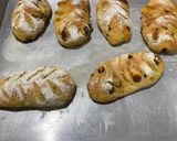 Foto langkah ke 9 dari resep Cranberry Cheese Bread.