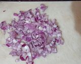 A picture of step 2 of Mashed brinjals with bajra roti baingan ka bartha and bajre ki roti.