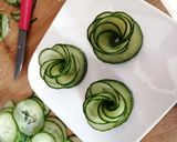 Une image de l'étape 6 de 🥒Fleurs en Concombre.