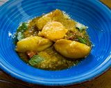 Foto del paso 10 de la receta: Chipirones, Chorizo, Yema de Huevo y Parmesano
