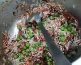 A picture of step 5 of Peas Pulav.