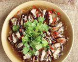 Foto langkah ke 5 dari resep Steam Daging bungkus terong.