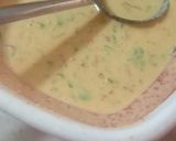A picture of step 2 of Flak seeds veg chilla.