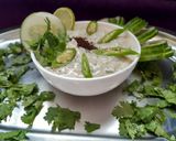 A picture of step 4 of Cucumber raita.